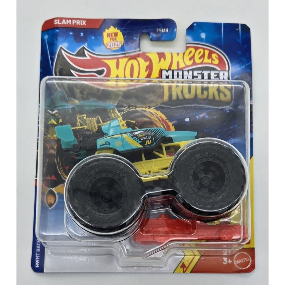 Hot Wheels Monster Trucks 2025 Slam Prix‎ Back to Basics HWMT 4/5 Diecast New